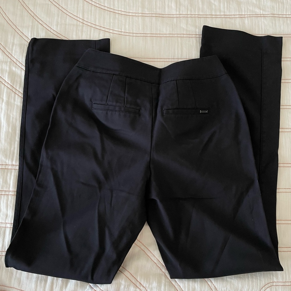 WHBM black boot cut slacks